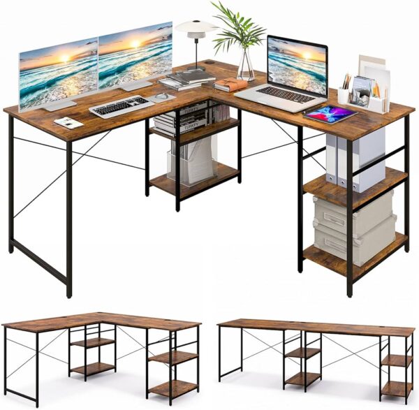 71BVmW46I0L._AC_UF1000,1000_QL80_ Bureau d'angle en L avec rangement