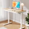 Bureau assis-debout électrique avec rangement