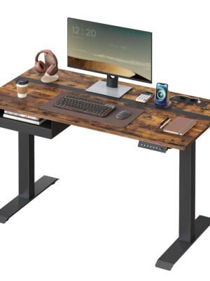 Bureau Électrique Réglable en Hauteur Avec Prise