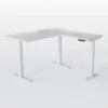 Table d'angle de bureau électrique en forme de L