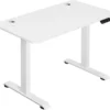 Bureau d'ordinateur réglable en hauteur avec port de chargement USB