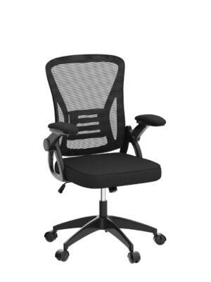 chaise de bureau avec accoudoirs rabattables