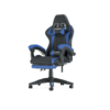 Chaise de bureau ergonomique en cuir avec repose-pied